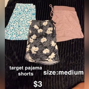 Target PJ shorts